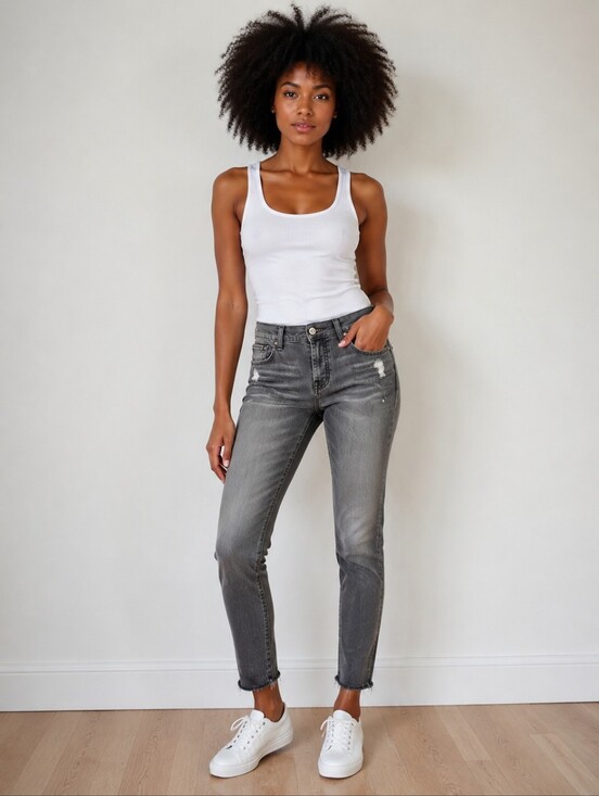 7 For All Mankind Denim - ❤ 7 FOR ALL MANKIND JOSEFINA SKINNY BOYFRIEND JEANS, 4 (27)